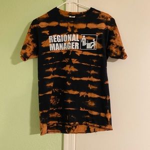 The Office DIY tie dye shirt